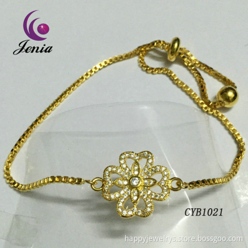 Jenia 2016 Latest Fashion 18k Gold Plated Bracelet Artificial Bracelet
